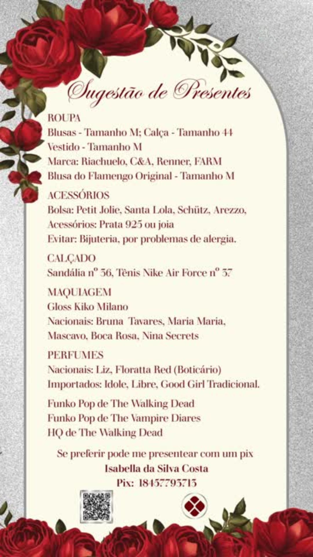 Sugestões de presente